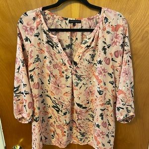 Pink Floral Blouse
